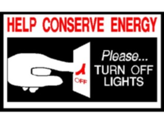 Sticker Custom Preview Image #117860 Signs Labels Save Energy1