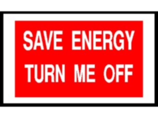 Sticker Custom Preview Image #117861 Signs Labels Save Energy2