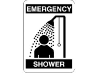 Sticker Custom Preview Image #117892 Signs Safety Signs Emergency Shower