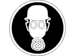 Sticker Custom Preview Image #117911 Signs Safety Signs Gas Mask2
