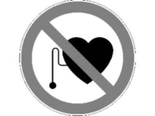 Sticker Custom Preview Image #117946 Signs Safety Signs No Pacemakers