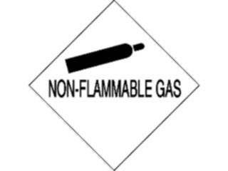 Sticker Custom Preview Image #117947 Signs Safety Signs Non Flammable Gas1