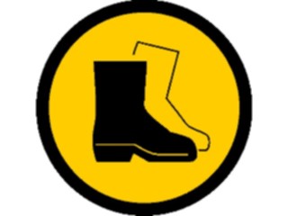 Sticker Custom Preview Image #117955 Signs Safety Signs Protective Footwear2