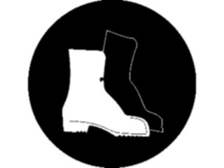 Sticker Custom Preview Image #117956 Signs Safety Signs Protective Footwear3