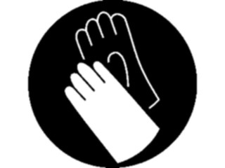 Sticker Custom Preview Image #117959 Signs Safety Signs Protective Gloves1