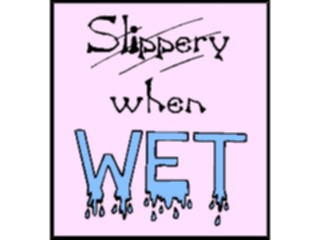 Sticker Custom Preview Image #117977 Signs Safety Signs Slippery When Wet