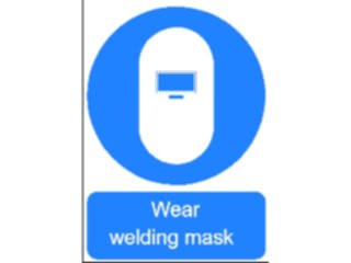 Sticker Custom Preview Image #117997 Signs Safety Signs Wear Welding Mask