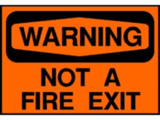 Sticker Custom Preview Image #118061 Signs Warning Signs Tags No Exit