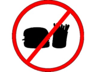Sticker Custom Preview Image #118068 Signs Warning Signs Tags No Food6