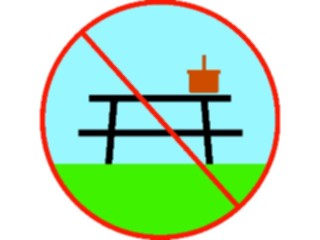 Sticker Custom Preview Image #118076 Signs Warning Signs Tags No Picnicking