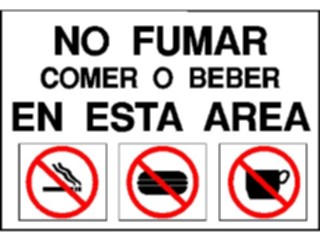 Sticker Custom Preview Image #118082 Signs Warning Signs Tags No Smokingetc Spanish