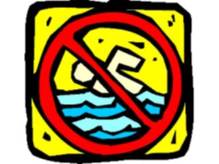 Sticker Custom Preview Image #118105 Signs Warning Signs Tags No Swimming1