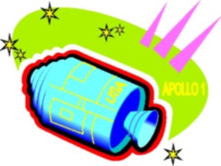 Sticker Custom Preview Image #118139 Space Apollo1