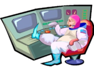 Sticker Custom Preview Image #118193 Space Astronautat Console1