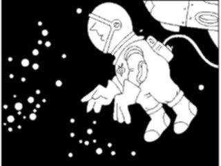 Sticker Custom Preview Image #118201 Space Astronaut Floating