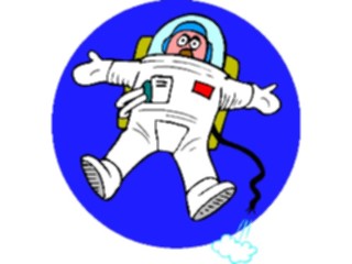 Sticker Custom Preview Image #118207 Space Astronaut Line Snapped