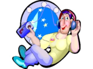 Sticker Custom Preview Image #118208 Space Astronaut Listening