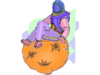 Sticker Custom Preview Image #118211 Space Astronauton Asteroid