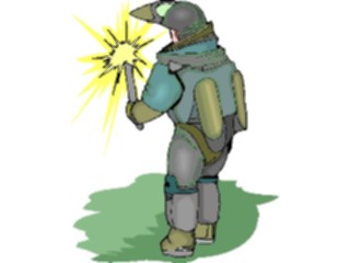 Sticker Custom Preview Image #118227 Space Astronaut Welding