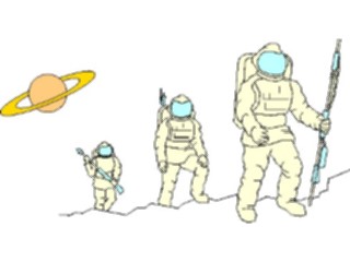Sticker Custom Preview Image #118232 Space Astronauts1