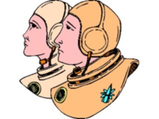 Sticker Custom Preview Image #118233 Space Astronauts2