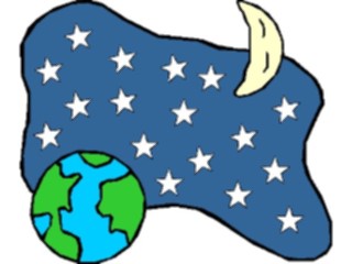 Sticker Custom Preview Image #118240 Space Earth Moon1