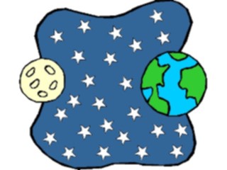 Sticker Custom Preview Image #118241 Space Earth Moon2