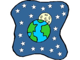 Sticker Custom Preview Image #118242 Space Earth Moon3