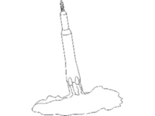 Sticker Custom Preview Image #118279 Space Rocket06