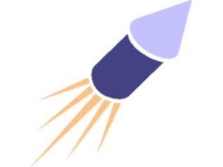 Sticker Custom Preview Image #118305 Space Rocket Cartoon02