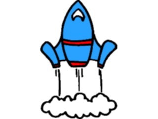 Sticker Custom Preview Image #118307 Space Rocket Cartoon04