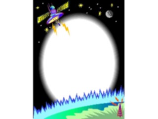 Sticker Custom Preview Image #118336 Space Satellite Frame