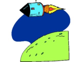 Sticker Custom Preview Image #118358 Space Space Capsule Cartoon