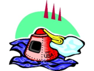 Sticker Custom Preview Image #118360 Space Space Capsulein Water2