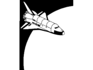 Sticker Custom Preview Image #118422 Space Space Shuttle Frame