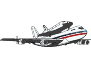 Sticker Custom Preview Image #118423 Space Space Shuttleon Jet