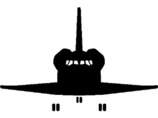 Sticker Custom Preview Image #118425 Space Space Shuttle Silhouette2
