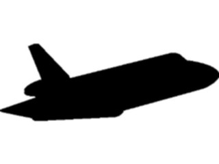 Sticker Custom Preview Image #118428 Space Space Shuttle Silhouette5