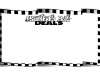 Sticker Custom Preview Image #118466 Sports Advertising Checkered Flag Deals Frame