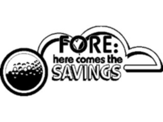 Sticker Custom Preview Image #118484 Sports Advertising Fore Savings