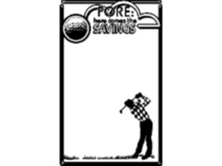 Sticker Custom Preview Image #118485 Sports Advertising Fore Savings Frame