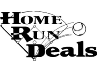 Sticker Custom Preview Image #118496 Sports Advertising Home Run Deals