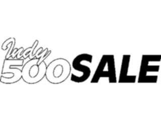 Sticker Custom Preview Image #118501 Sports Advertising Indy500 Sale