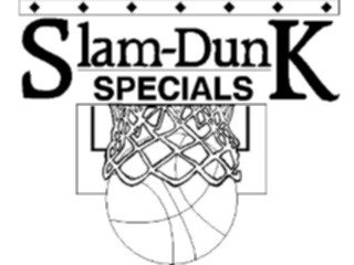 Sticker Custom Preview Image #118523 Sports Advertising Slam Dunk Specials