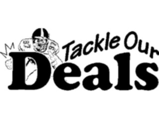 Sticker Custom Preview Image #118536 Sports Advertising Tackle Our Deals