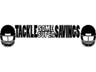 Sticker Custom Preview Image #118537 Sports Advertising Tackle Some Super Savings