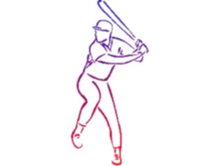 Sticker Custom Preview Image #118613 Sports Baseball Softball Batter06