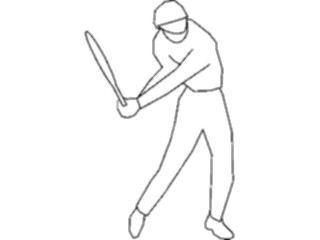 Sticker Custom Preview Image #118631 Sports Baseball Softball Batter24