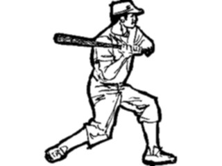 Sticker Custom Preview Image #118632 Sports Baseball Softball Batter25