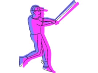 Sticker Custom Preview Image #118643 Sports Baseball Softball Batter36